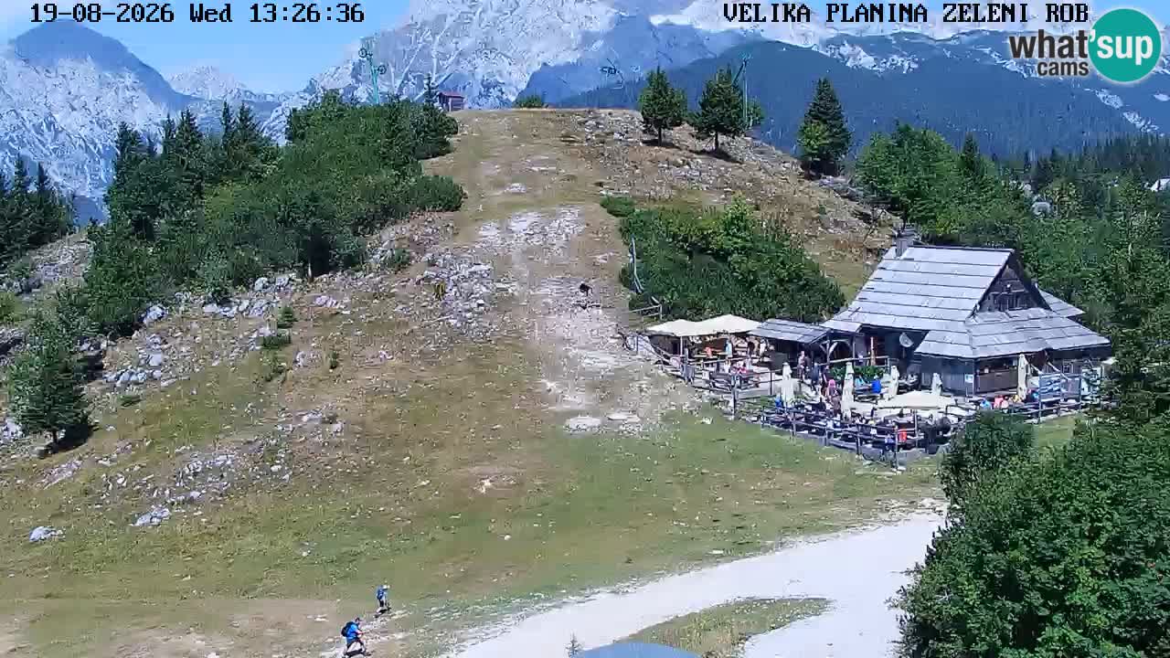 Zeleni Rob – Webcam live | Velika Planina