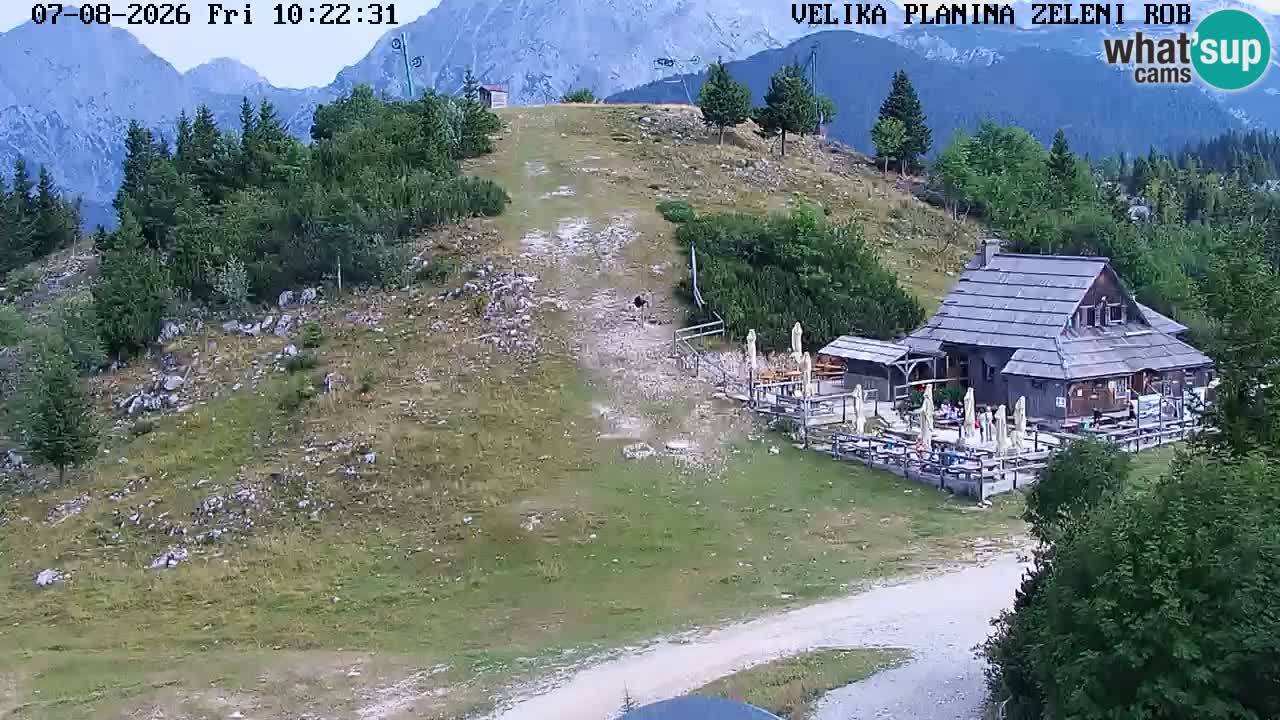 Zeleni Rob – Webcam live | Velika Planina