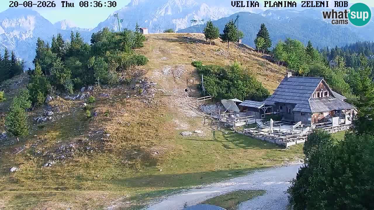 Zeleni Rob – Webcam live | Velika Planina