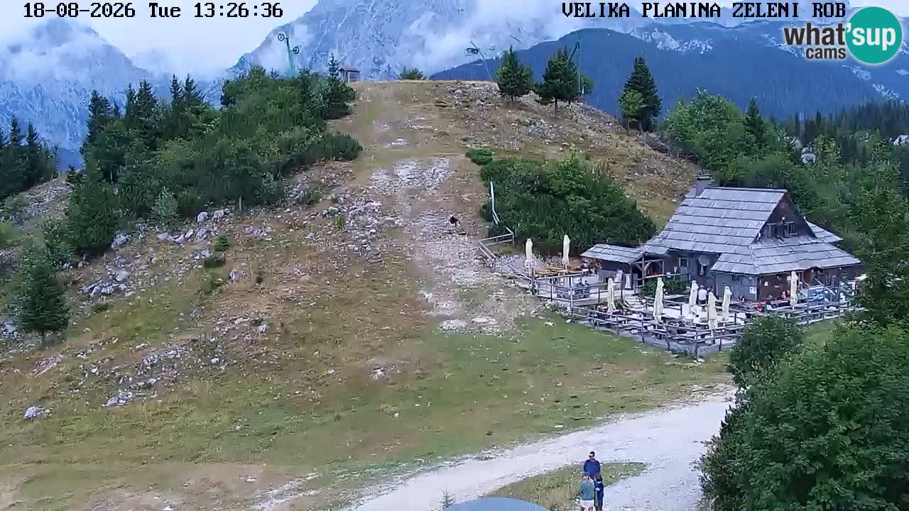 Zeleni Rob – Webcam live | Velika Planina