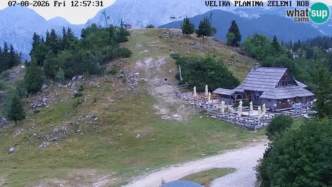 Zeleni Rob – Webcam live | Velika Planina