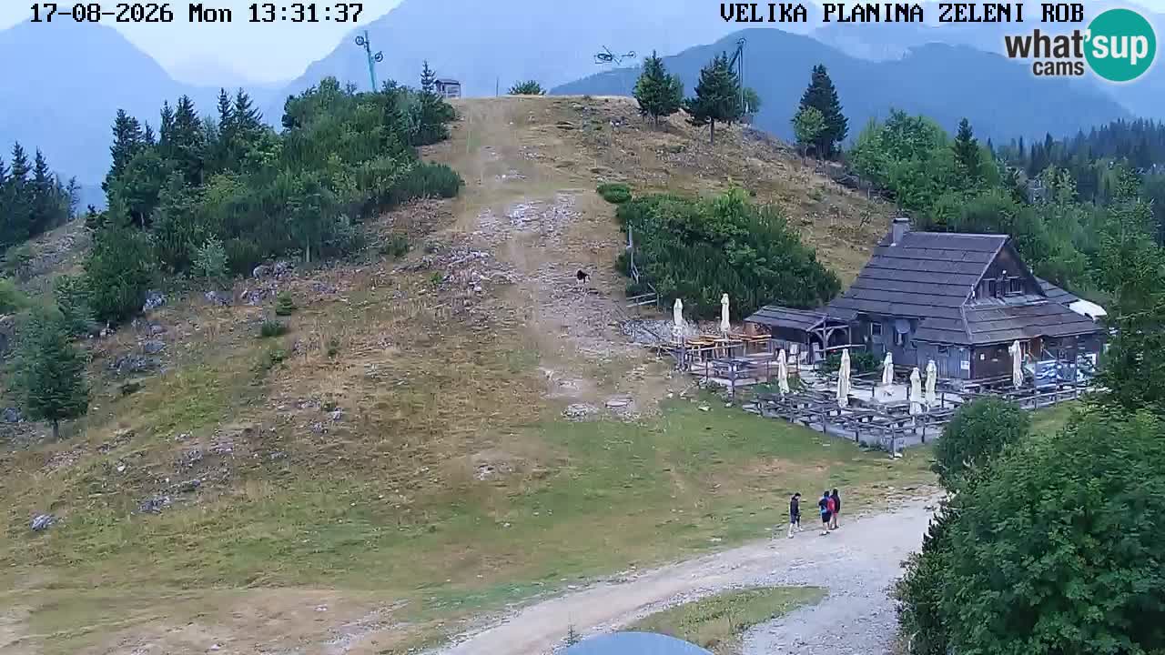 Zeleni Rob – Webcam live | Velika Planina