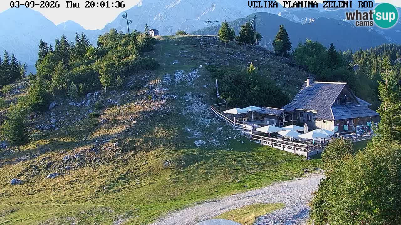 Zeleni Rob | Webcam live Velika Planina
