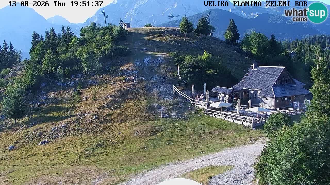 Zeleni Rob – Webcam live | Velika Planina