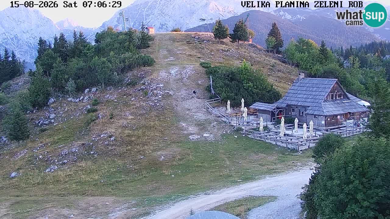 Zeleni Rob | Webcam live Velika Planina