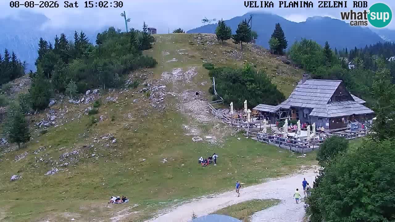 Zeleni Rob – Webcam live | Velika Planina