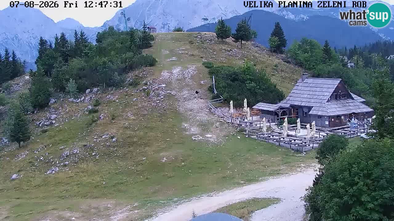 Zeleni Rob – Webcam live | Velika Planina
