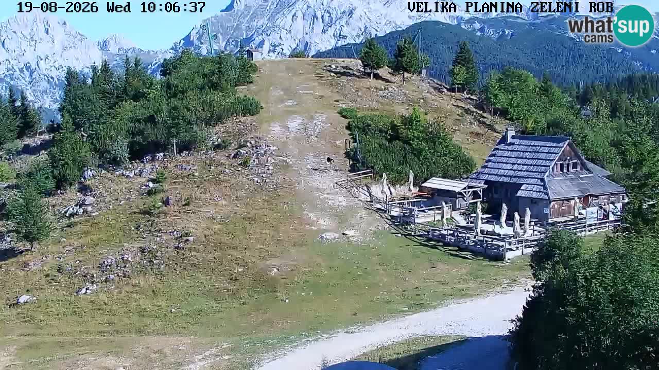 Zeleni Rob – Webcam live | Velika Planina