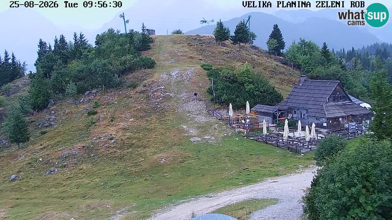 Zeleni Rob – Webcam live | Velika Planina