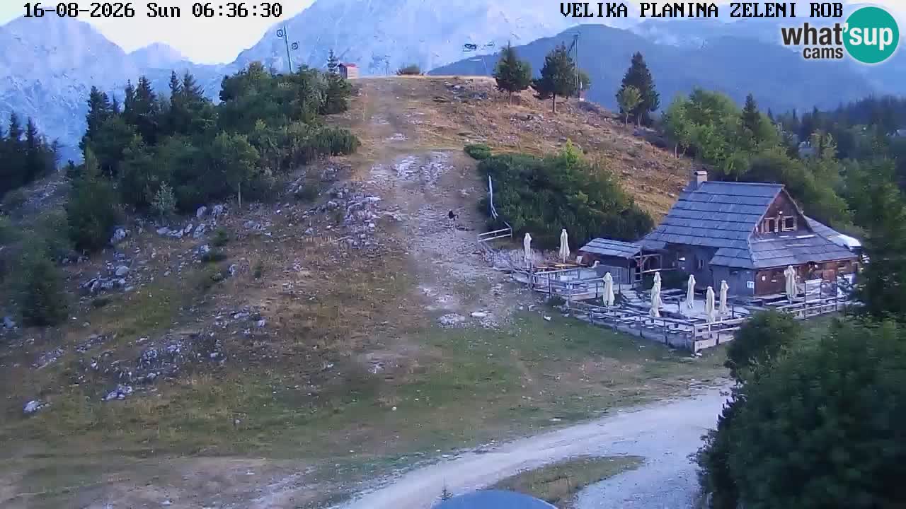 Zeleni Rob | Webcam live Velika Planina