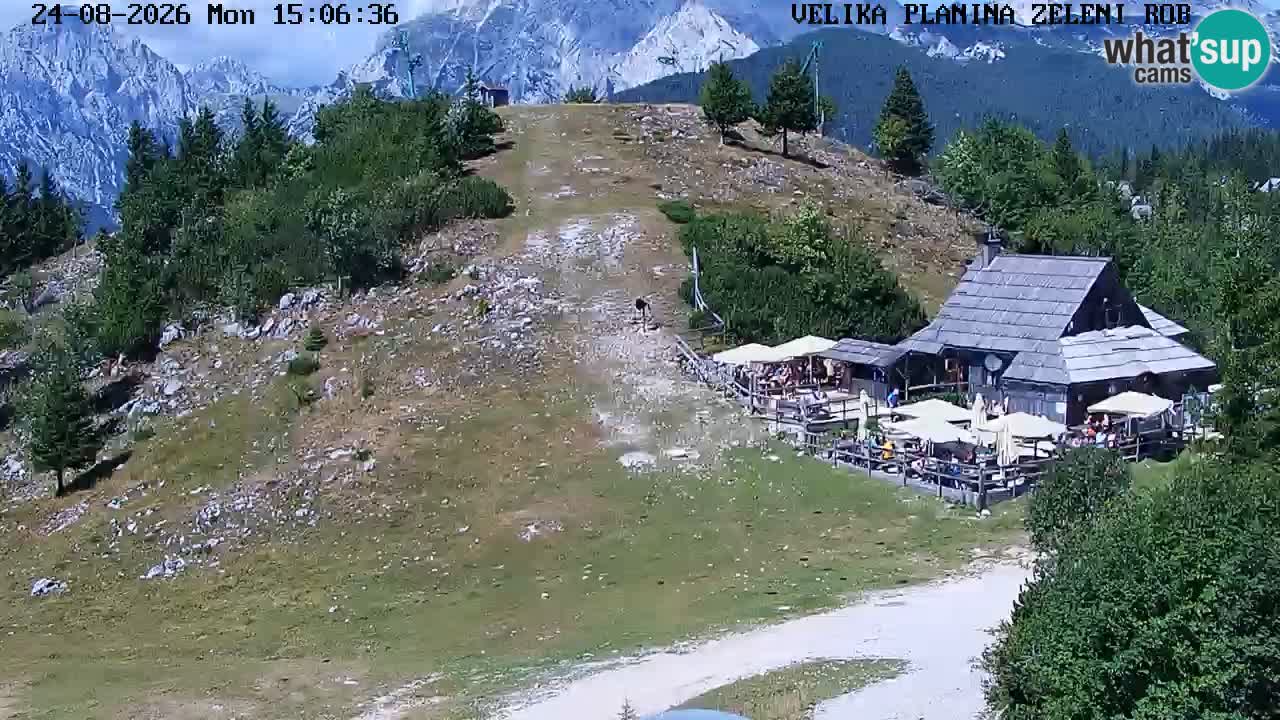 Zeleni Rob – Webcam live | Velika Planina