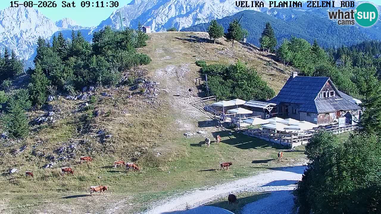 Zeleni Rob – Webcam live | Velika Planina