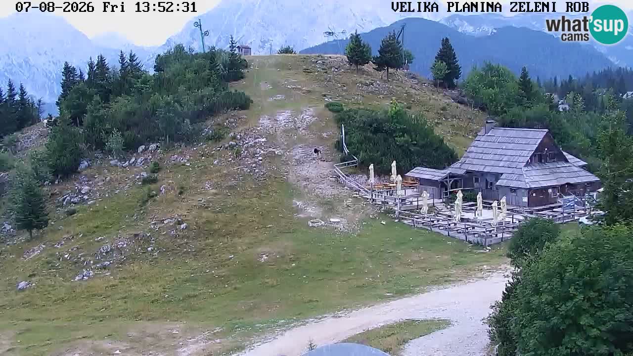 Zeleni Rob – Webcam live | Velika Planina