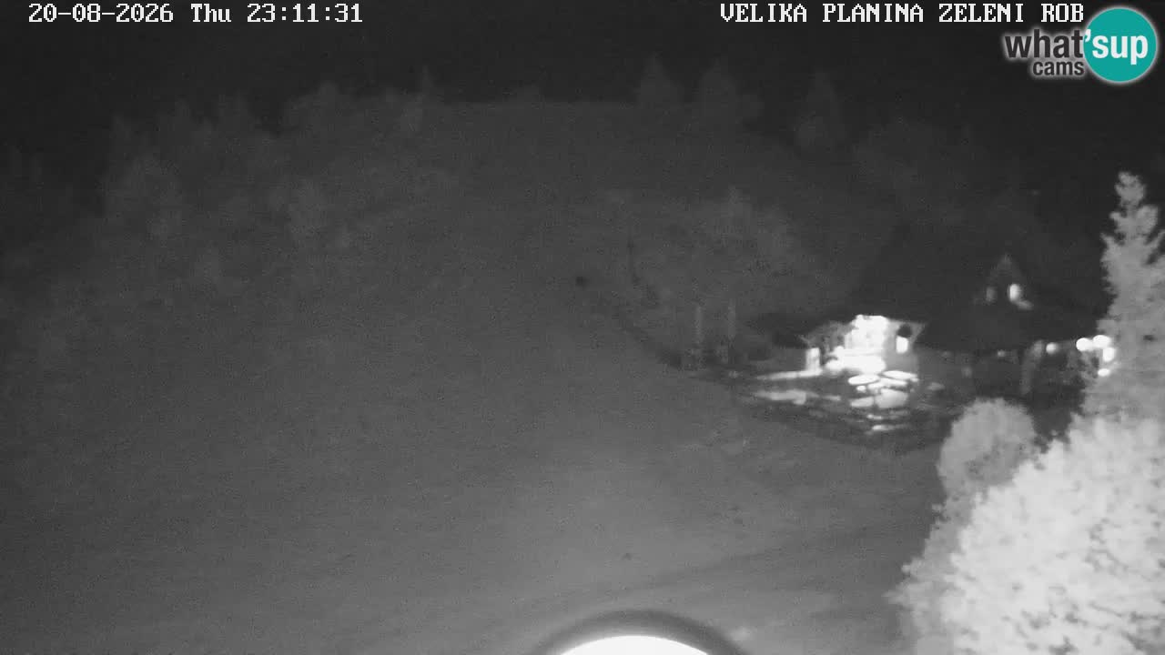 Zeleni Rob | Webcam en vivo Velika Planina