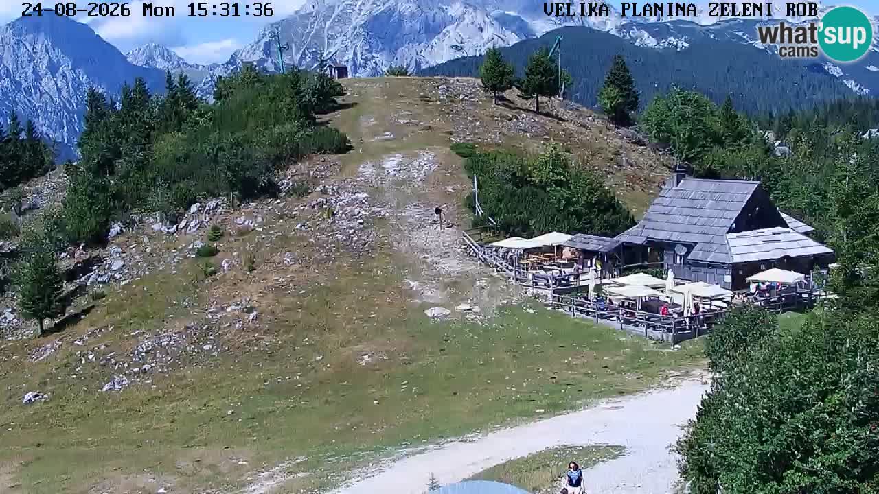 Zeleni Rob | Web kamera Velika Planina