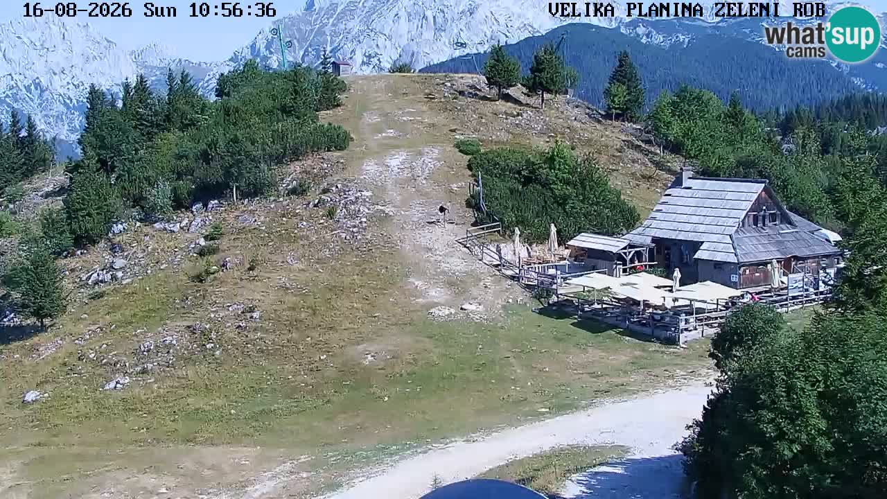 Zeleni Rob | Webcam live Velika Planina