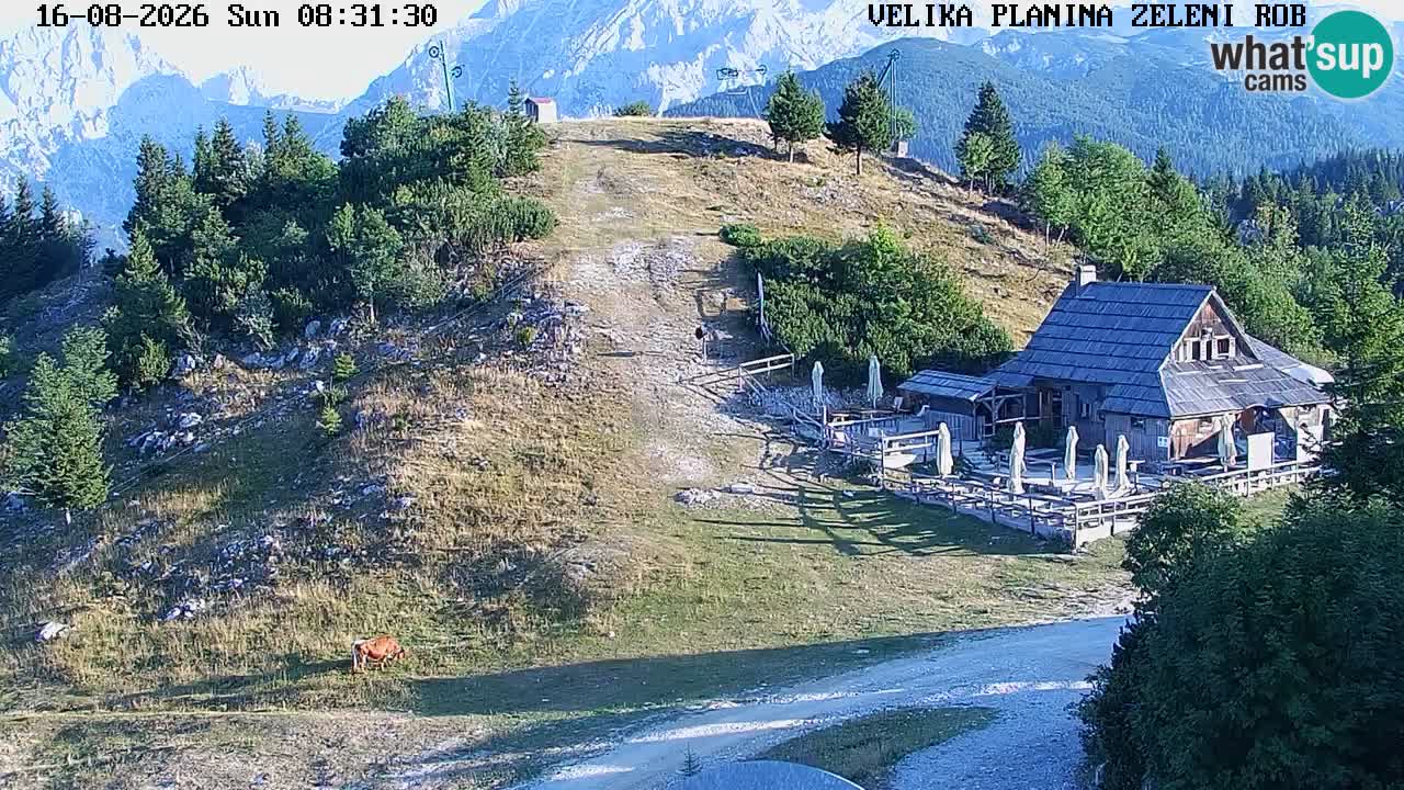 Zeleni Rob | Webcam live Velika Planina