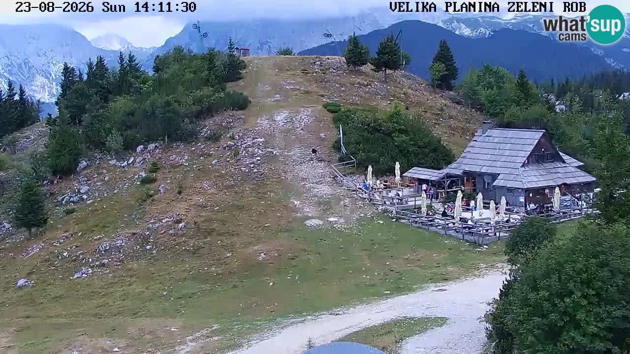 Zeleni Rob | Webcam live Velika Planina