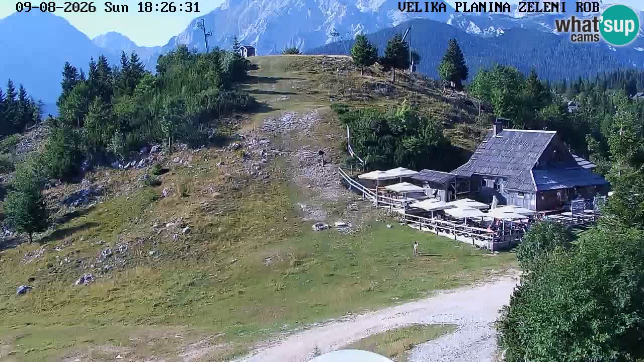 Zeleni Rob – Webcam live | Velika Planina