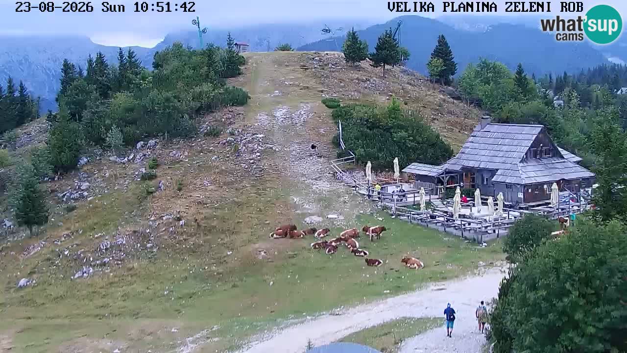 Zeleni Rob | Webcam live Velika Planina