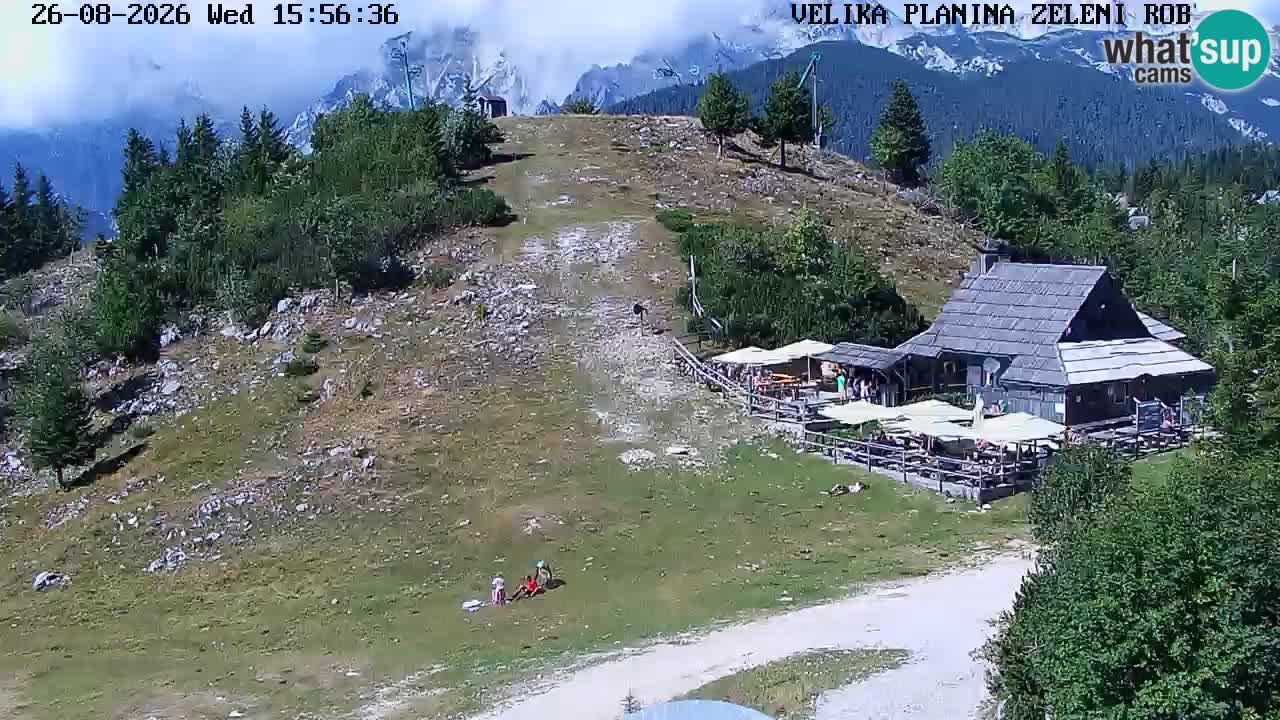 Zeleni Rob | Web kamera Velika Planina