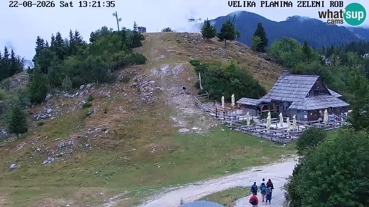 Zeleni Rob – Webcam live | Velika Planina