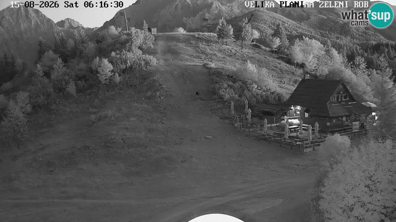 Zeleni Rob – Webcam live | Velika Planina
