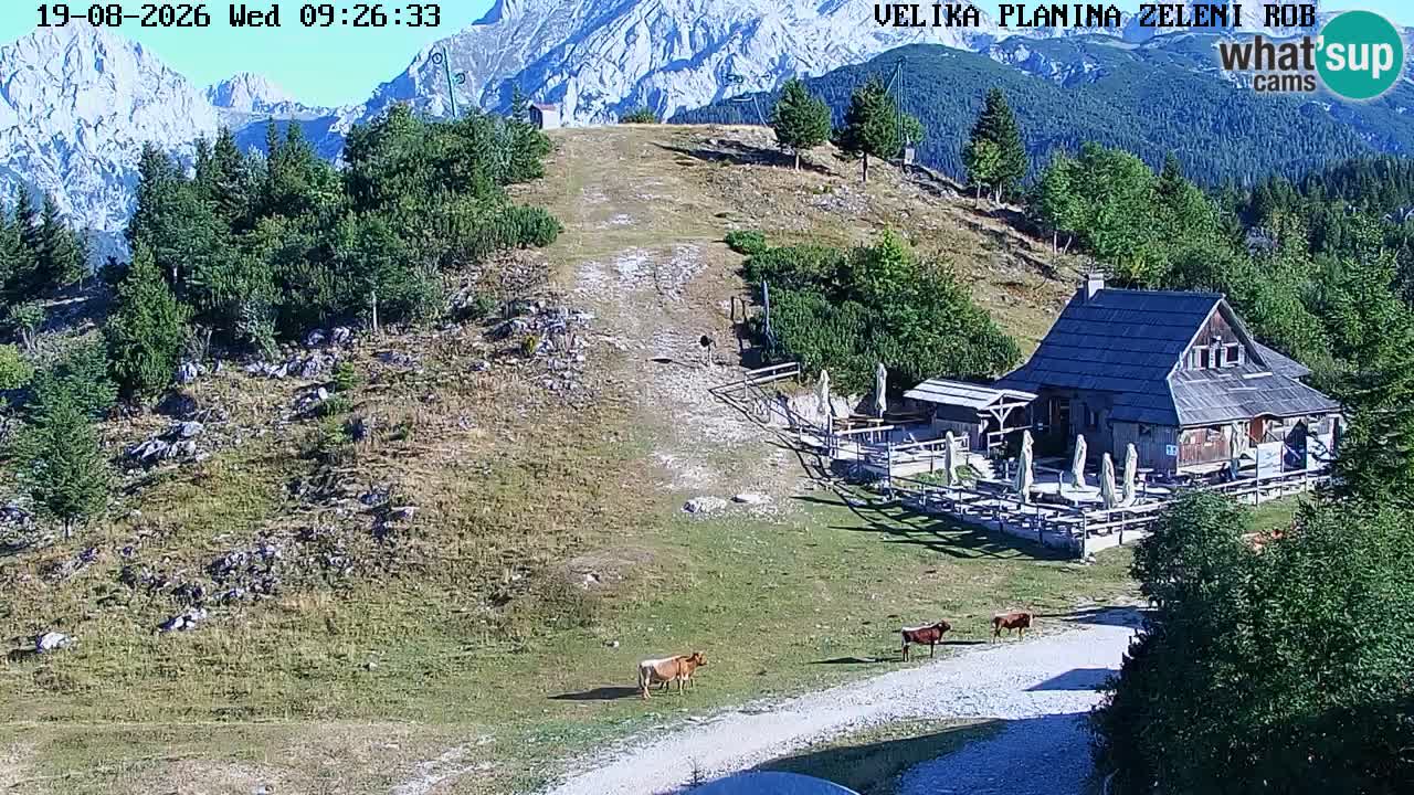 Zeleni Rob – Webcam live | Velika Planina