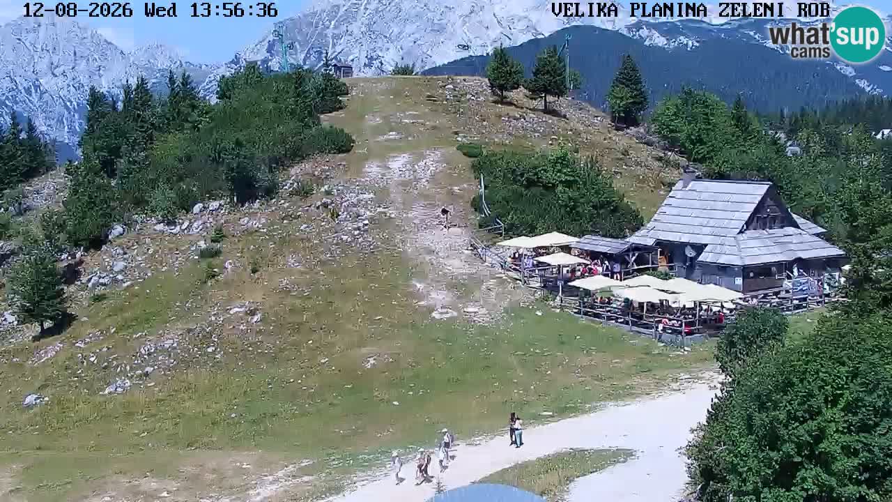 Zeleni Rob – Webcam live | Velika Planina