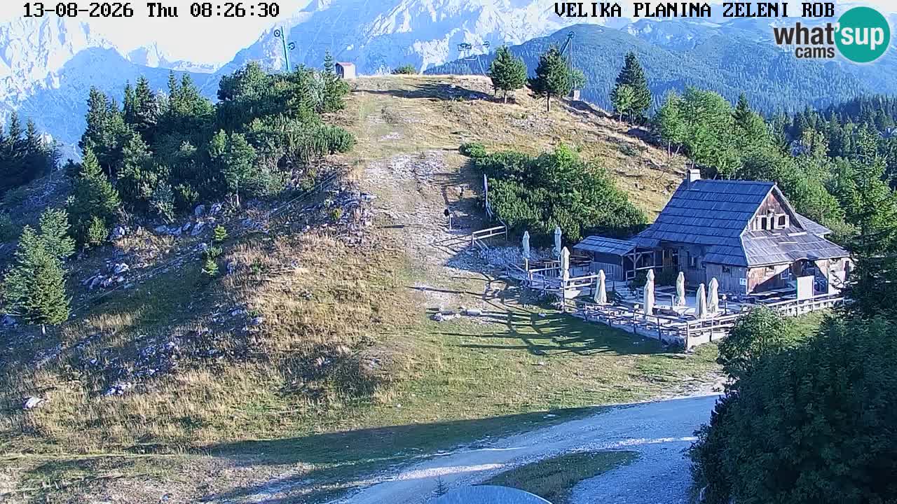 Zeleni Rob – Webcam live | Velika Planina