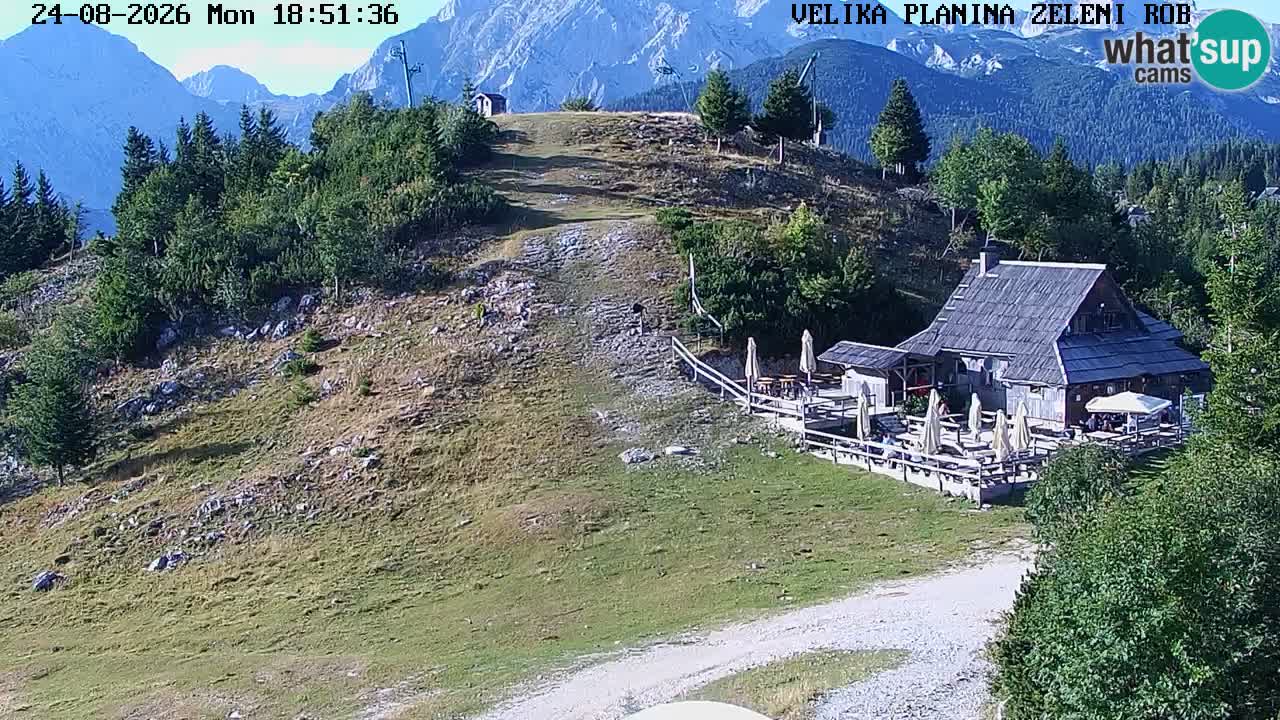 Zeleni Rob | Webcam live Velika Planina