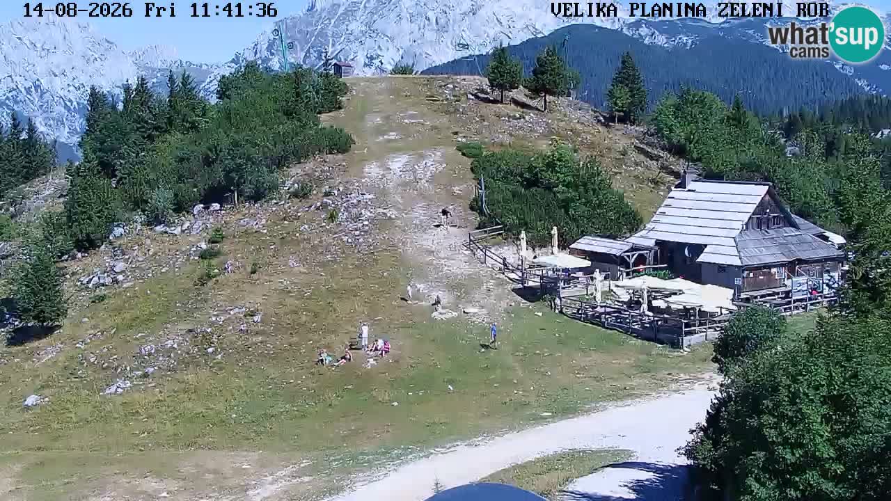 Zeleni Rob – Webcam live | Velika Planina