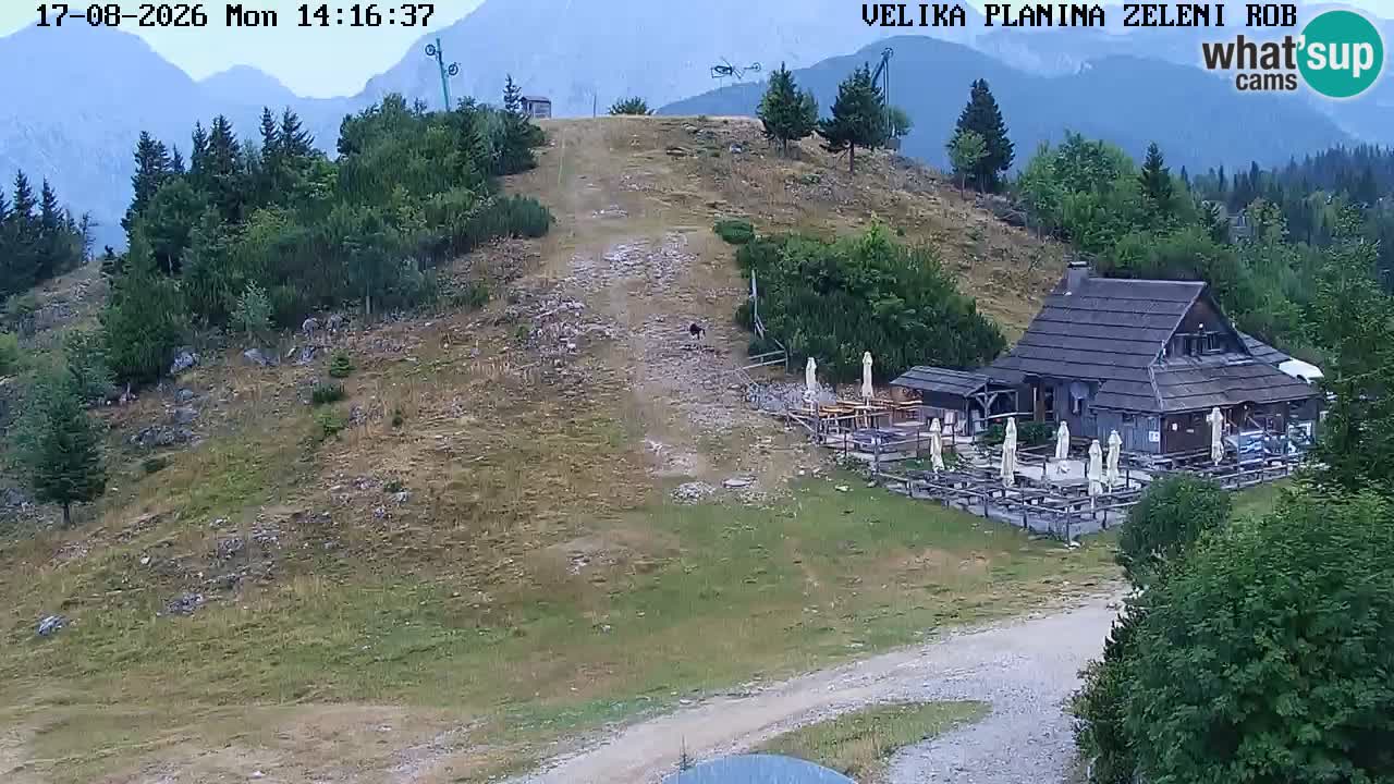 Zeleni Rob – Webcam live | Velika Planina