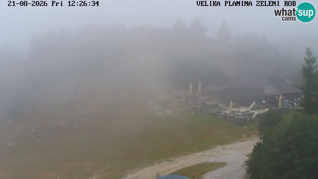 Zeleni Rob – Webcam live | Velika Planina