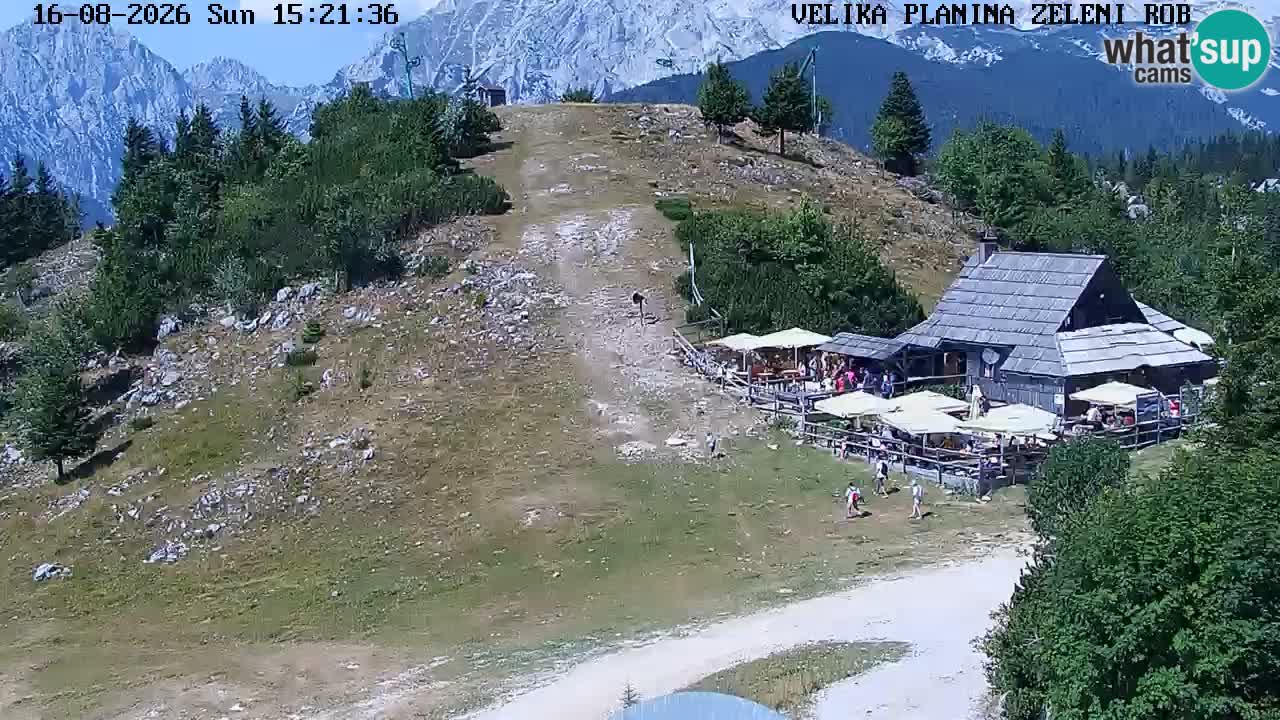 Zeleni Rob – Webcam live | Velika Planina