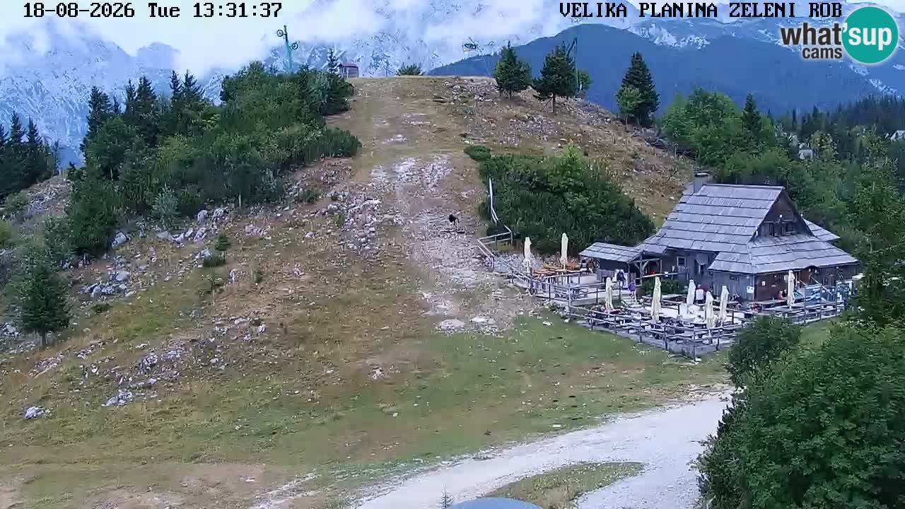 Zeleni Rob – Webcam live | Velika Planina