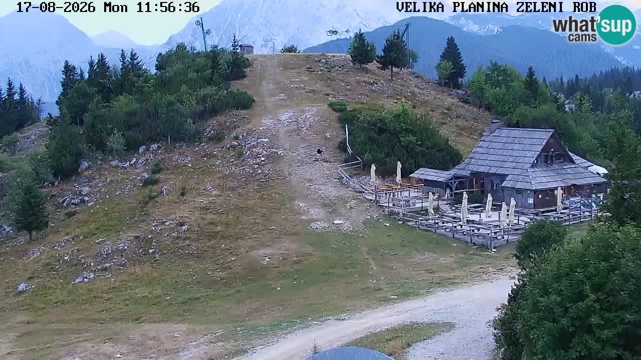 Zeleni Rob | Web kamera Velika Planina