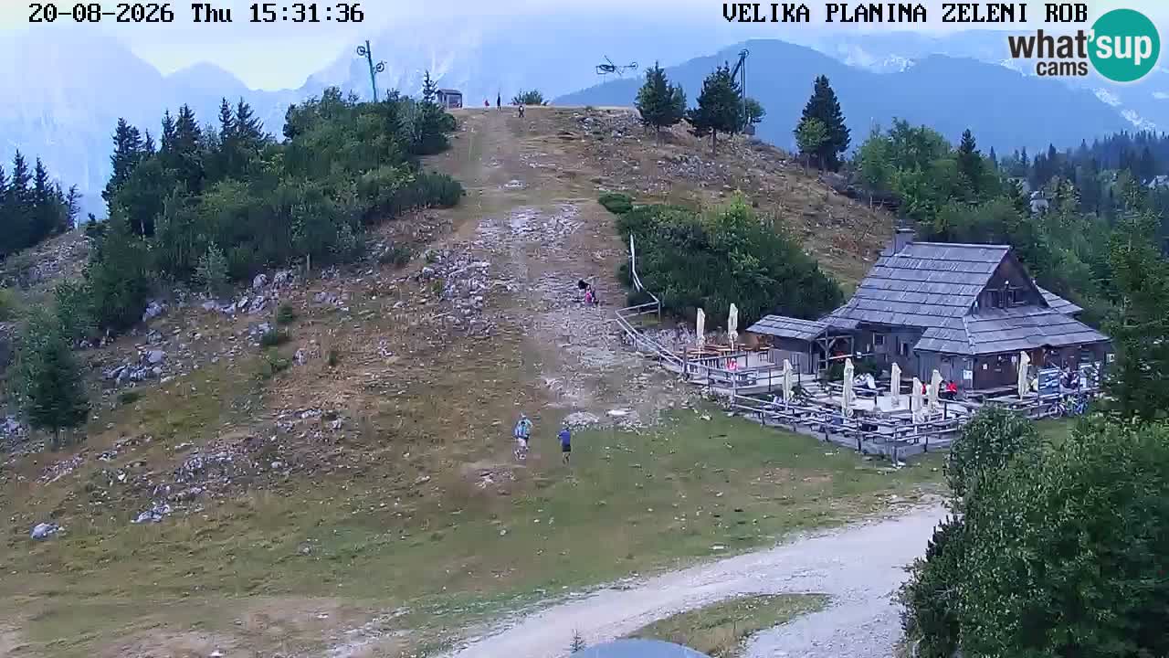 Zeleni Rob | Webcam en vivo Velika Planina