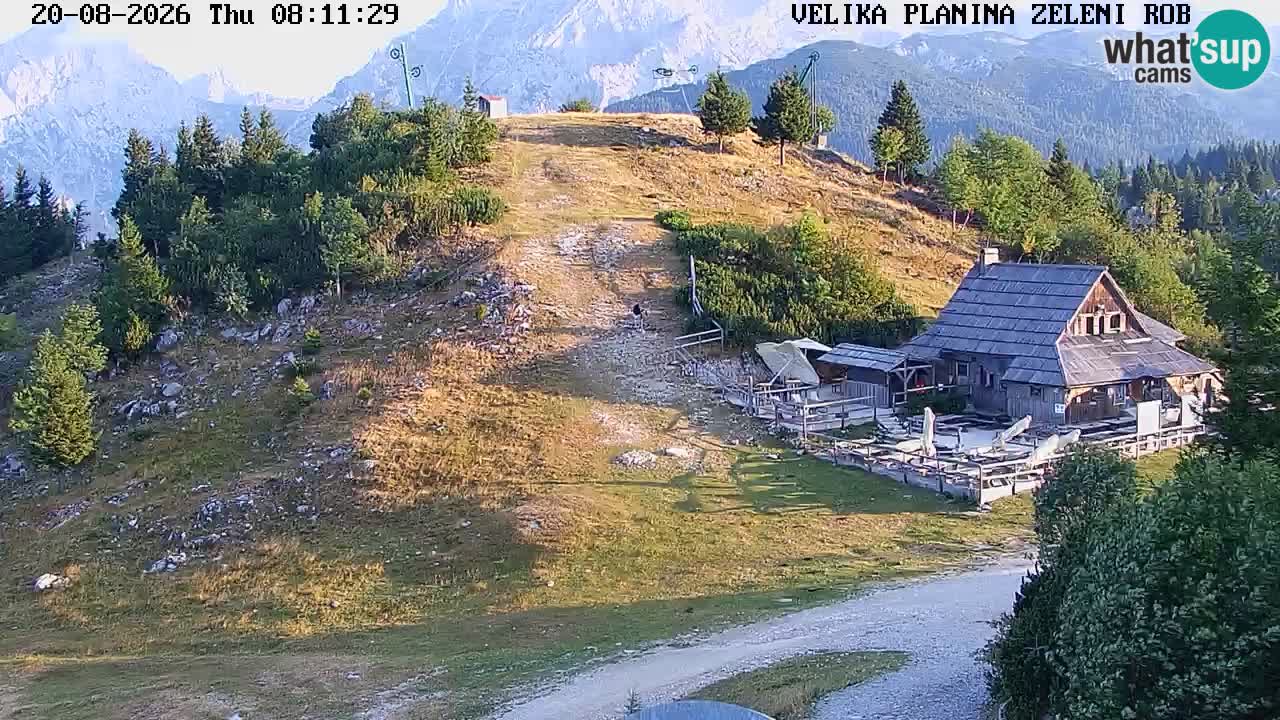 Zeleni Rob | Web kamera Velika Planina