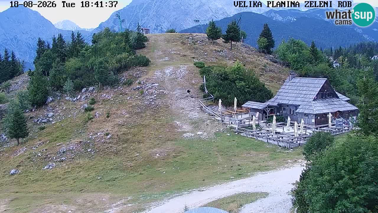 Zeleni Rob | Webcam live Velika Planina
