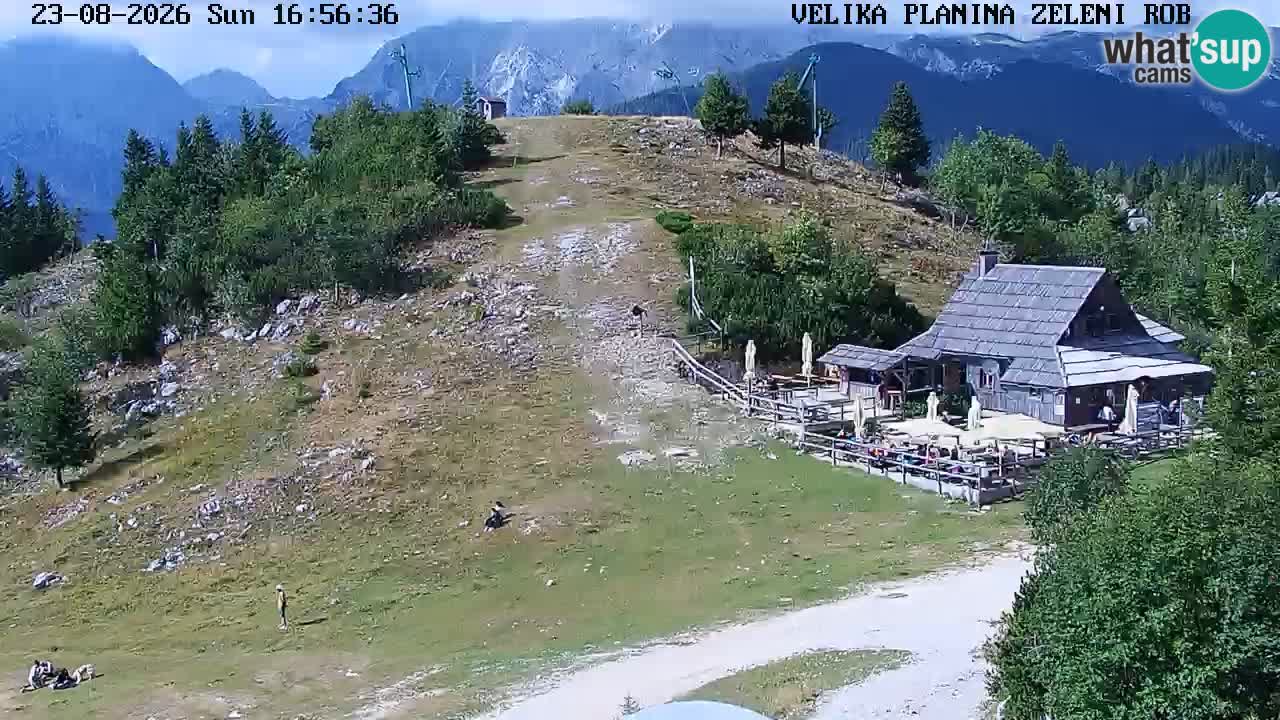 Zeleni Rob – Webcam live | Velika Planina