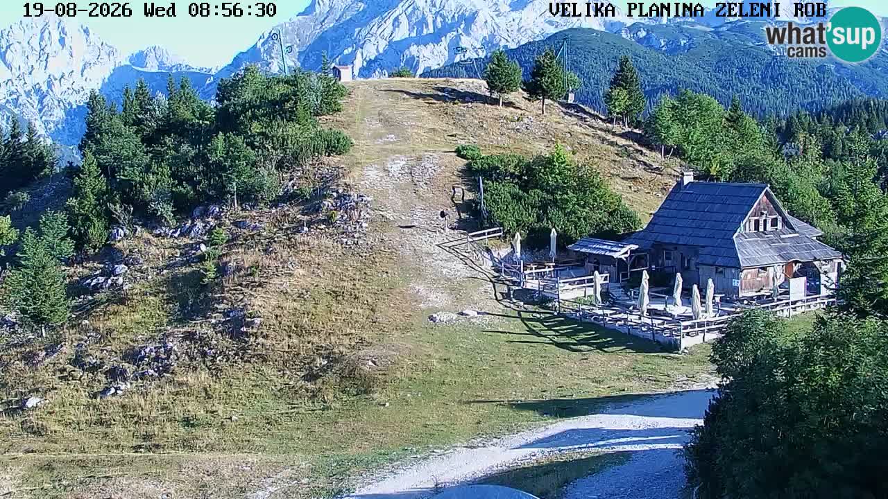 Zeleni Rob | Webcam live Velika Planina