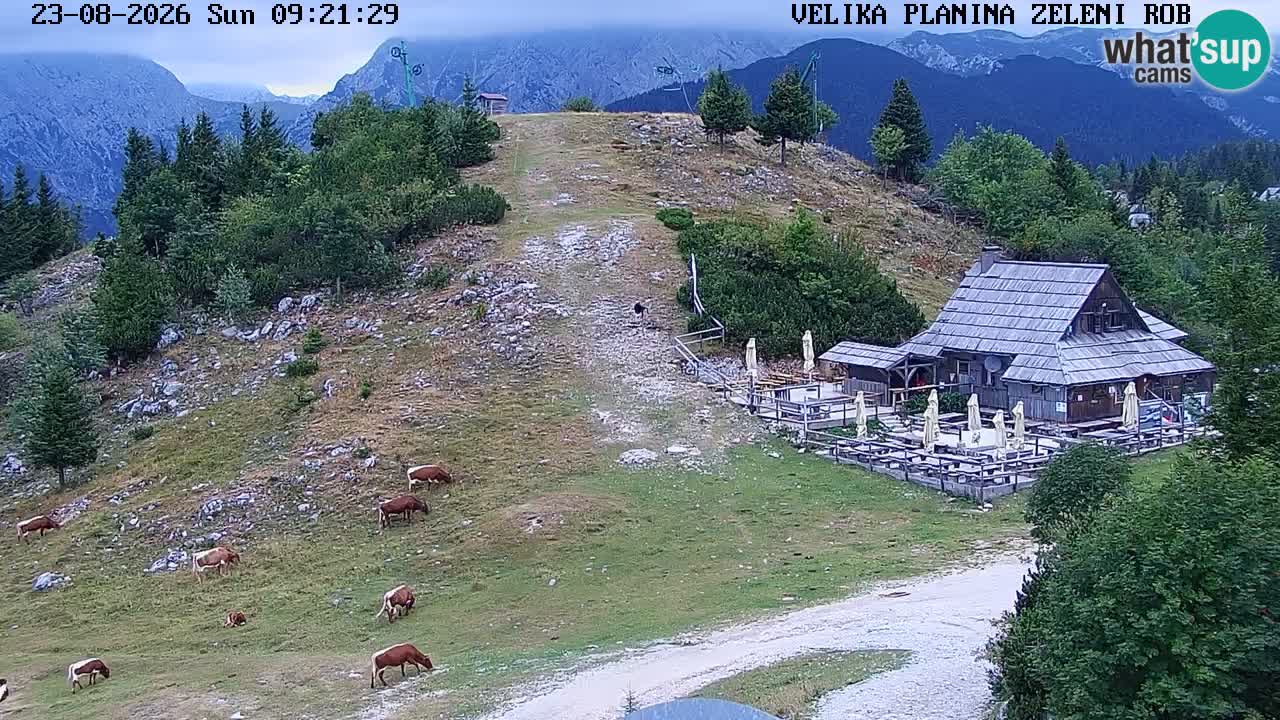 Zeleni Rob – Webcam live | Velika Planina