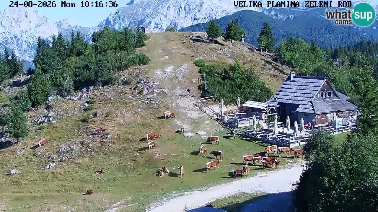 Zeleni Rob – Webcam live | Velika Planina