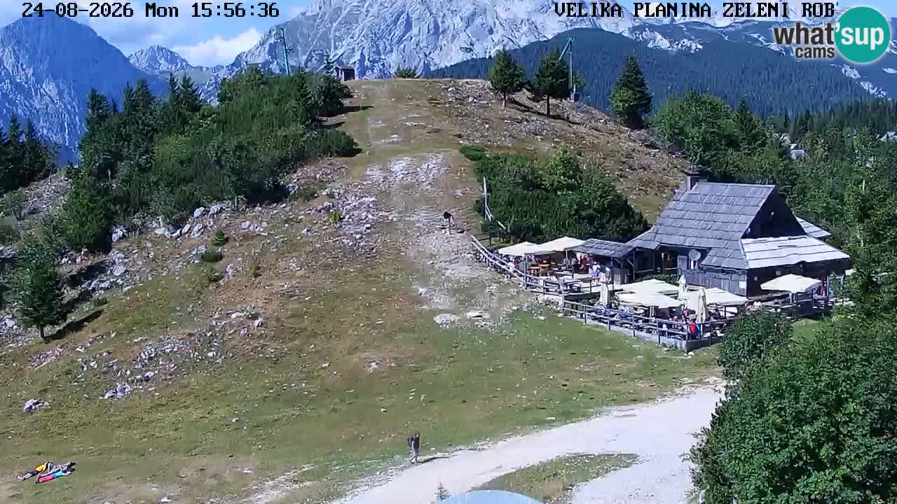 Zeleni Rob – Webcam live | Velika Planina