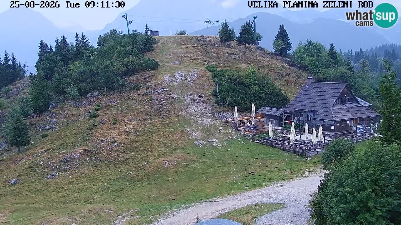 Zeleni Rob | Web kamera Velika Planina