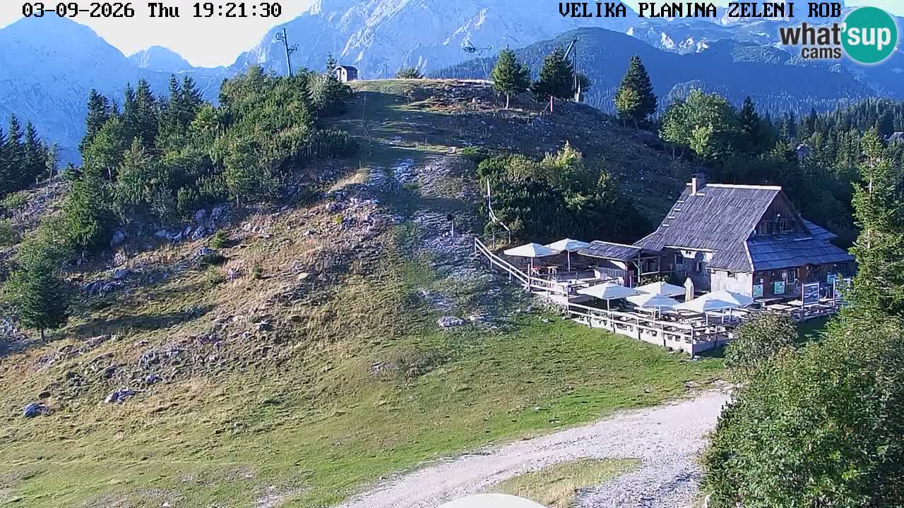 Zeleni Rob | Web kamera Velika Planina