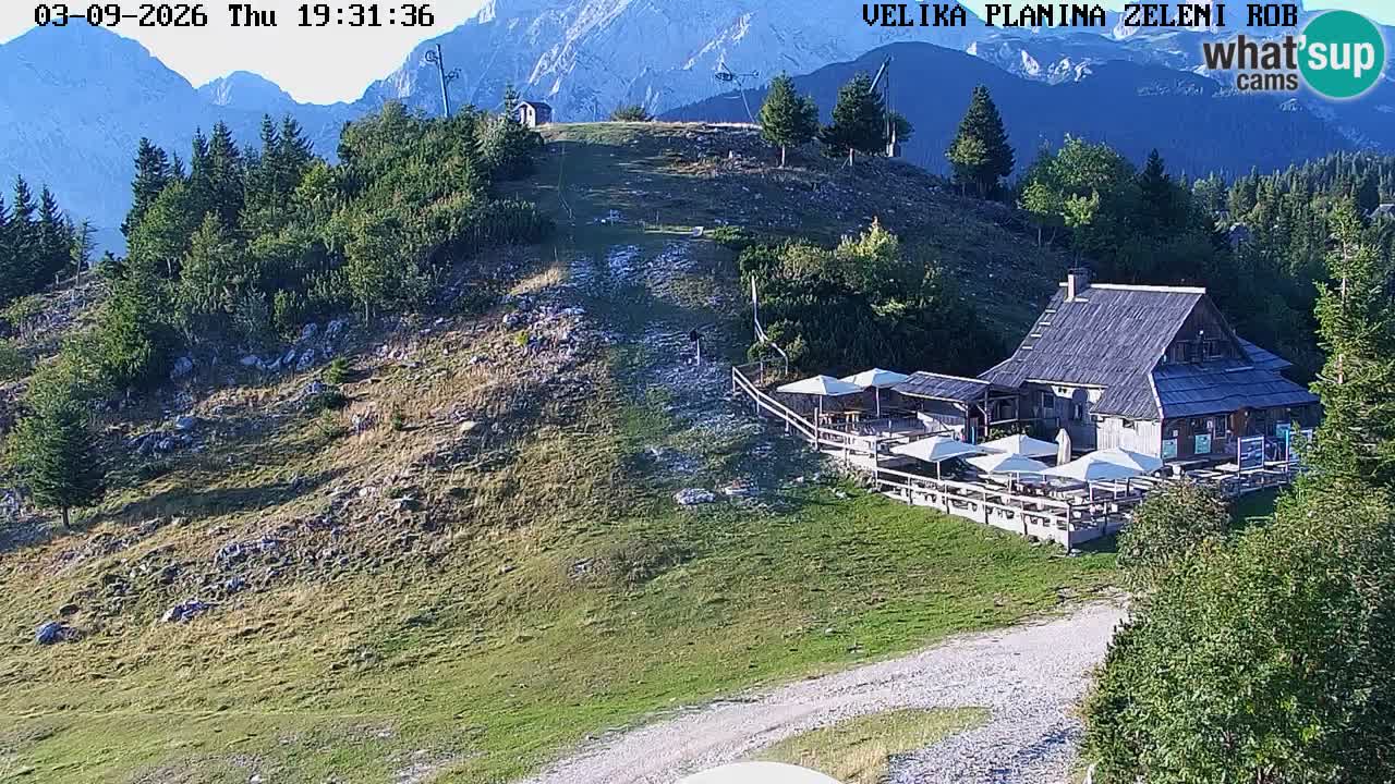Zeleni Rob – Webcam live | Velika Planina