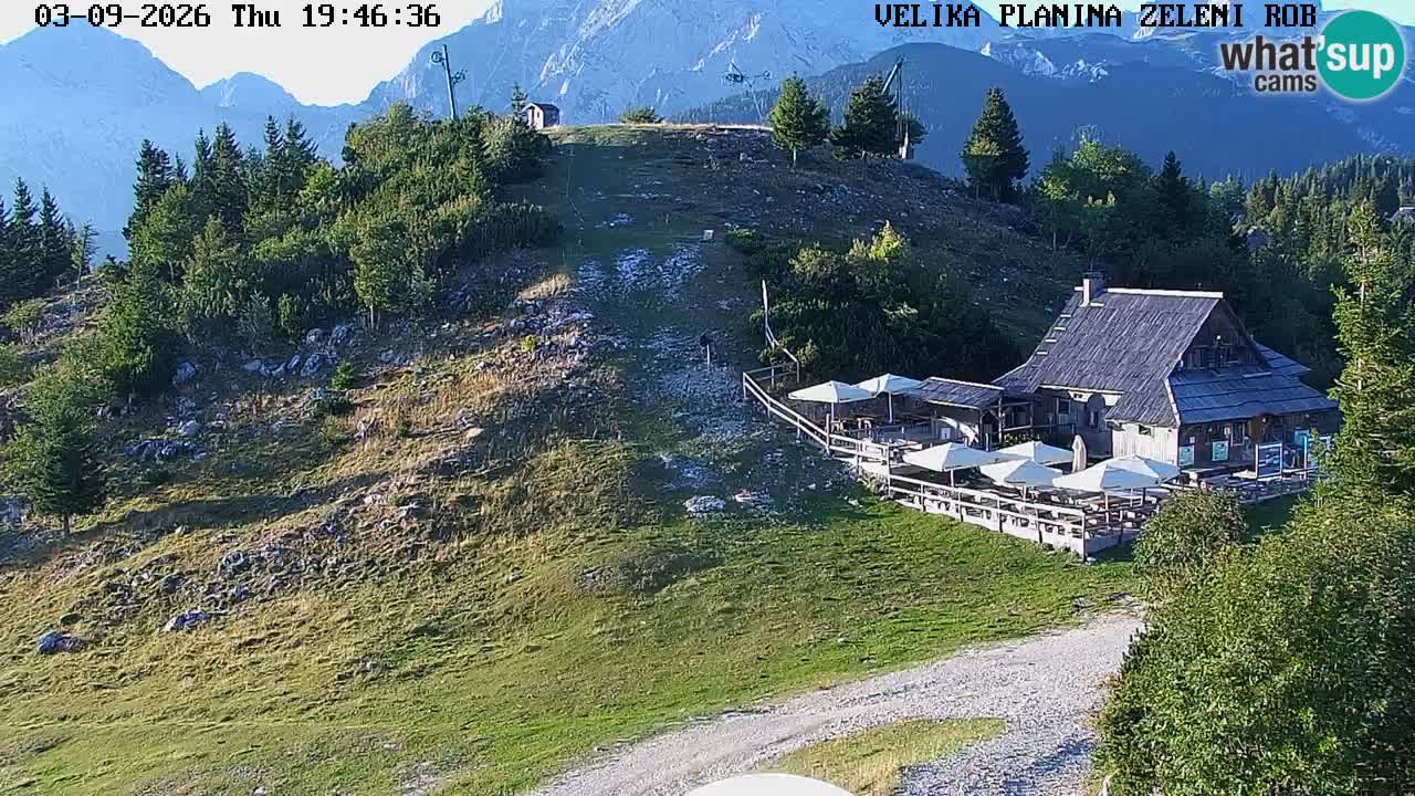 Zeleni Rob – Webcam live | Velika Planina