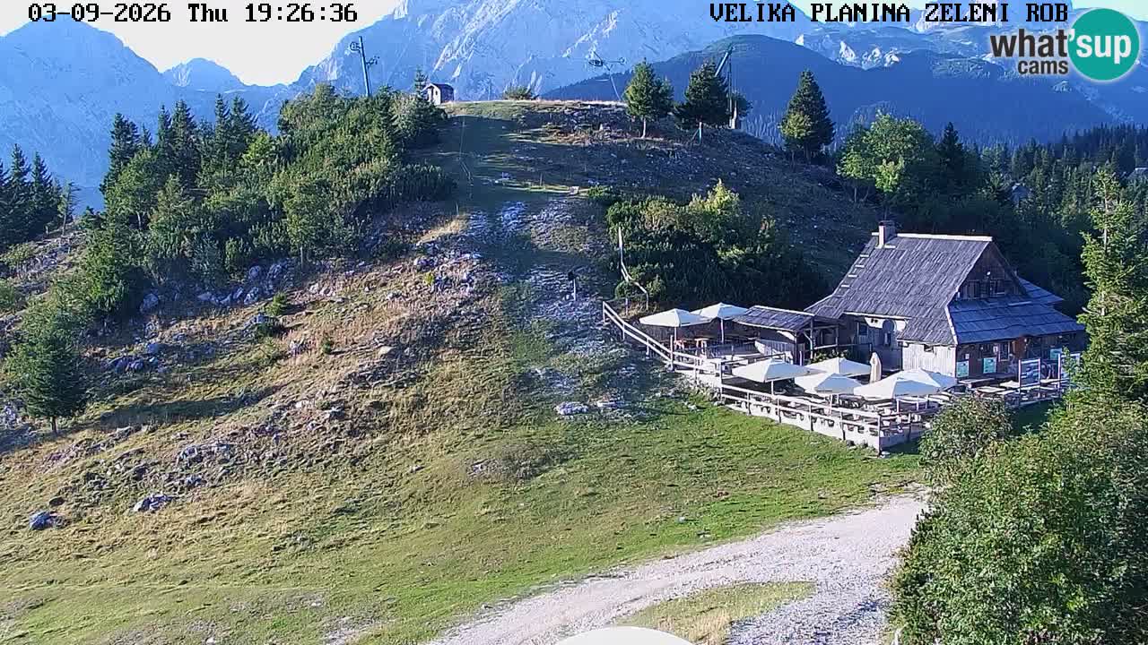 Zeleni Rob – Webcam live | Velika Planina